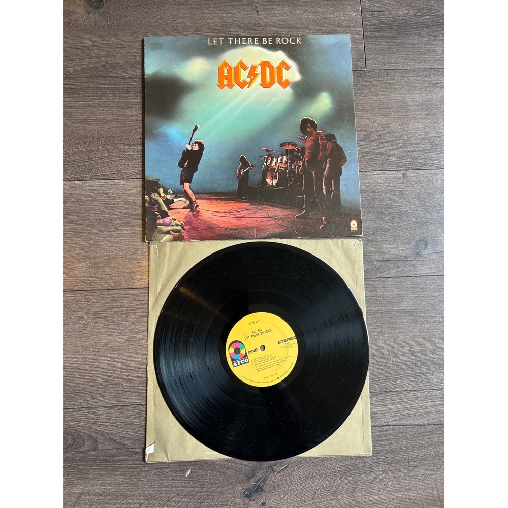 AC/DC Let There Be Rock Vinyl LP 1977 ATCO SD 36-151 PORKY PRIME CUT Hard Rock